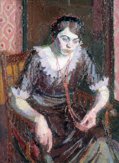 O colar de coral de Harold Gilman