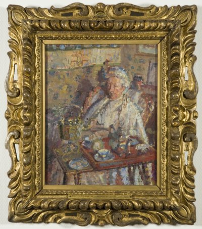 A velha senhora (óleo sobre tela) de Harold Gilman
