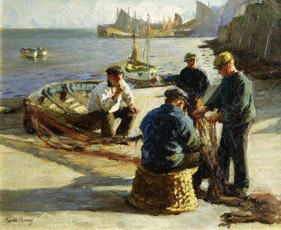 Remendar as Redes, Newlyn de Harold Harvey