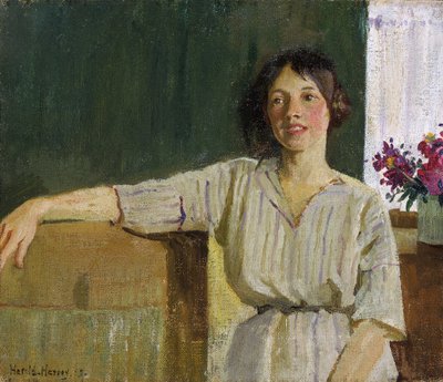 O modelo do artista, Newlyn de Harold Harvey