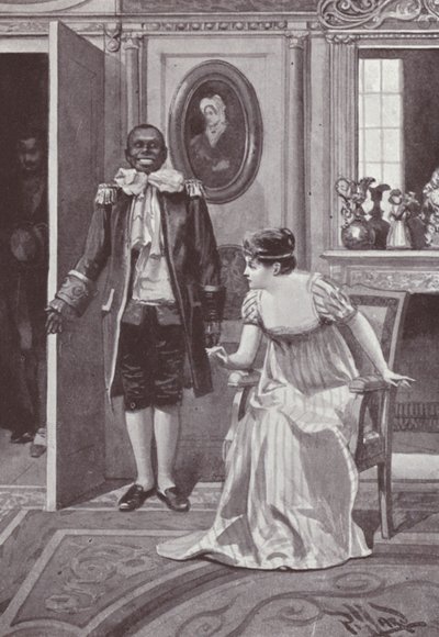 Ilustração para a Vanity Fair de William Makepeace Thackeray (litho) de Harold Hume Piffard