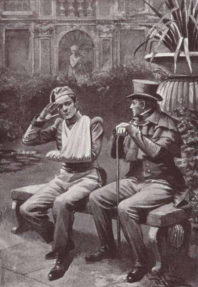 Ilustração para a Vanity Fair de William Makepeace Thackeray (litho) de Harold Hume Piffard