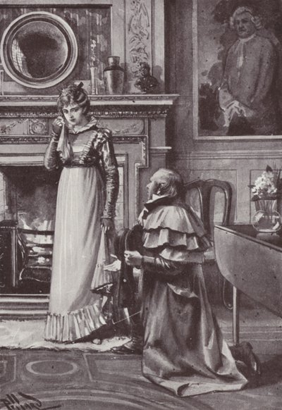 Ilustração para a Vanity Fair de William Makepeace Thackeray (litho) de Harold Hume Piffard