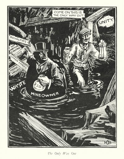 A única saída (litografia) de Harold Outram Batho