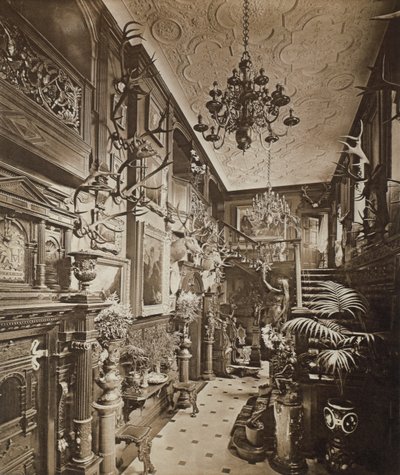 O Salão, Wickham Hall, Kent, 1897 de Harold Palmer