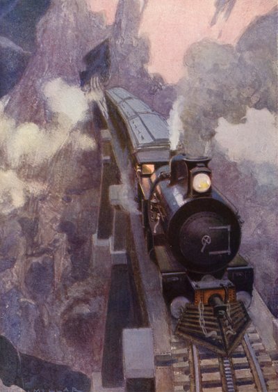 Uma estrada de ferro da montanha de Harold Robert Millar