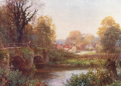 Eashing, perto de Godalming (litografia a cores) de Harold Sutton Palmer