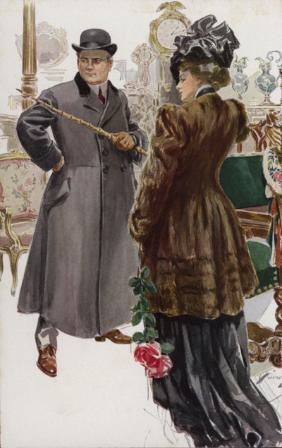 Ilustração de Quando um Homem Casa-se, de Mary Roberts Rinehart de Harrison Fisher