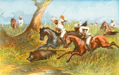 Javali - &39;finalmente conquistado&39; de Harrison William Weir