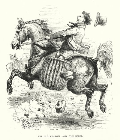 O antigo carregador e o padeiro (gravura) de Harrison William Weir