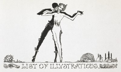 Um homem e uma mulher a dançar. de Harry Clarke