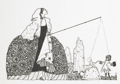 Uma mulher como mestre de marionetas. de Harry Clarke