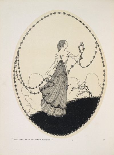 abril. "abril, abril, ri o teu riso de menina!" de Harry Clarke