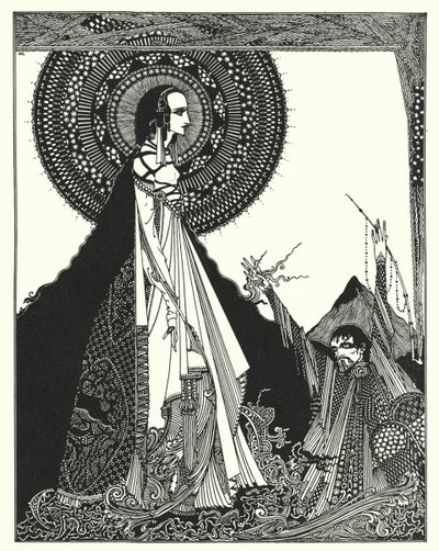 Edgar Allan Poe: Ligeia (litografia) de Harry Clarke