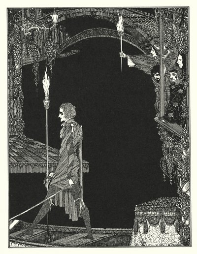 Edgar Allan Poe: A atribuição (litografia) de Harry Clarke