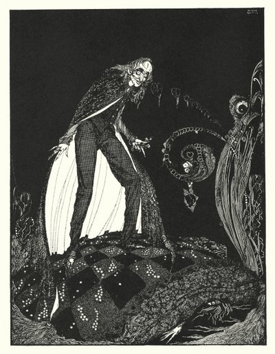 Edgar Allan Poe: The Tell-Tale Heart (litografia) de Harry Clarke