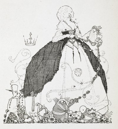Ilustração para a história "A Fada". de Harry Clarke