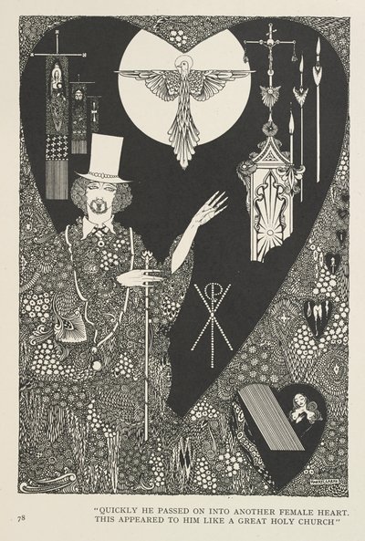 As Galochas da Fortuna. Passou rapidamente para outro Coração Feminino. Este parecia-lhe uma grande igreja sagrada. de Harry Clarke