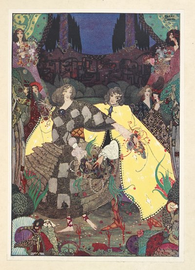 O Jardim do Paraíso. "Agora vamos começar as nossas danças!" gritaram as fadas. de Harry Clarke