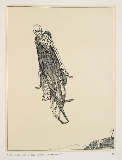 O Grande Amante. "No vento do tempo,
 brilhando e fluindo" de Harry Clarke