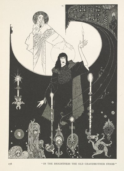 A menina dos fósforos. Na claridade, a velha avó estava de pé. de Harry Clarke