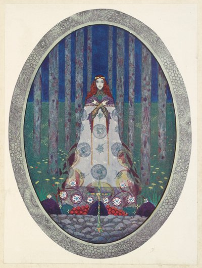 A filha do Rei dos Pântanos. Ela voltou a ser uma bela donzela. de Harry Clarke