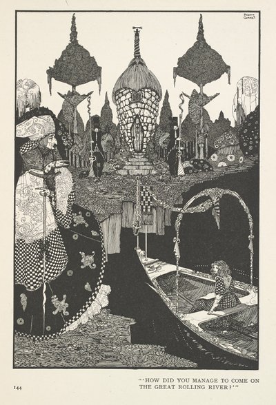 A Rainha da Neve. Como é que conseguiu vir para o grande rio? de Harry Clarke
