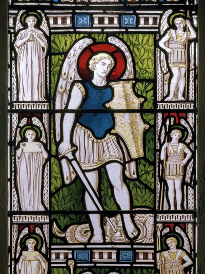 Minley, St Andrew, James Powell e filhos, Harry Ellis Wooldridge, Arcanjo Miguel, 1870 de Harry Ellis Wooldridge