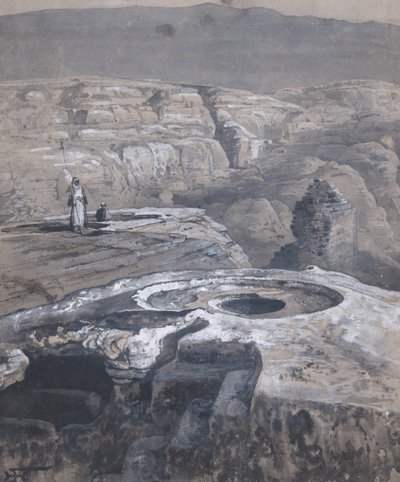O Altar de Baal, 1885. de Harry Fenn