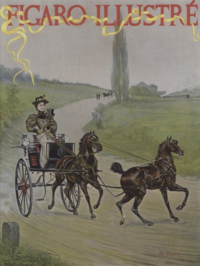 Em conjunto. Capa do Ilustre Figaro, junho de 1895 de Harry Finney
