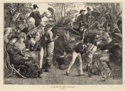 No jogo de críquete de Eton e Harrow de Harry Furniss