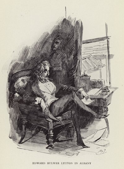 Edward Bulwer Lytton em Albany de Harry Furniss