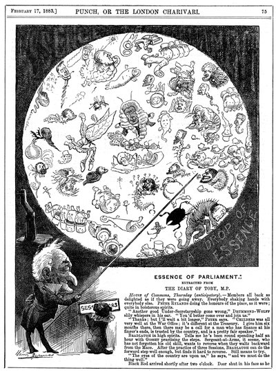 Essência do Parlamento, 1883 de Harry Furniss