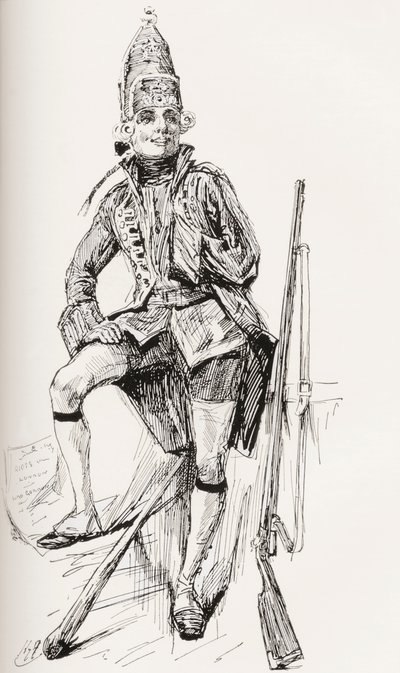 Ilustração do romance de Charles Dickens Barnaby Rudge de Harry Furniss