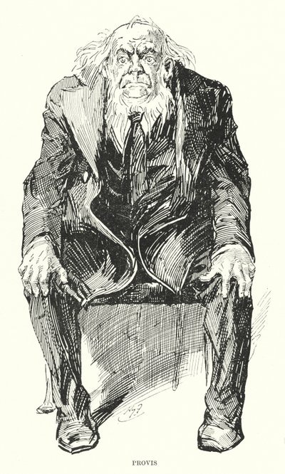 Ilustração para Grandes Expectativas de Charles Dickens (litho) de Harry Furniss