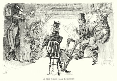 Ilustração para Grandes Expectativas de Charles Dickens (litho) de Harry Furniss