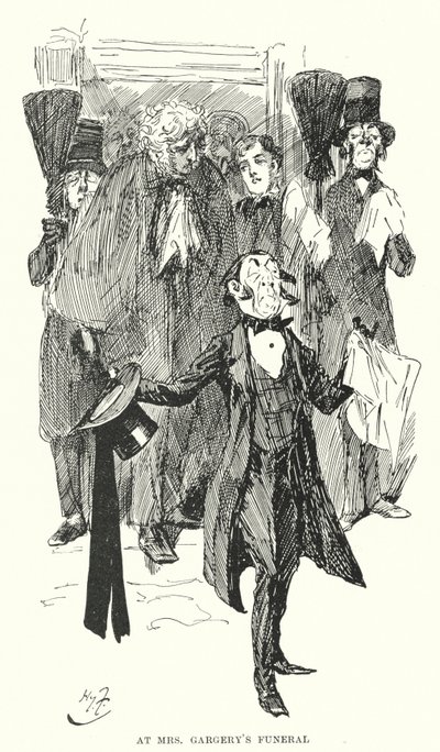 Ilustração para Grandes Expectativas de Charles Dickens (litho) de Harry Furniss