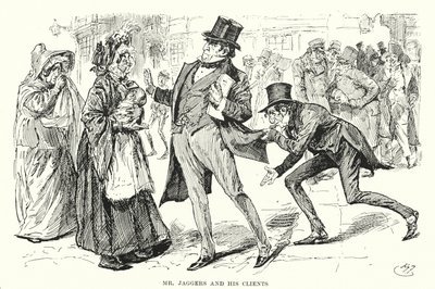 Ilustração para Grandes Expectativas de Charles Dickens (litho) de Harry Furniss