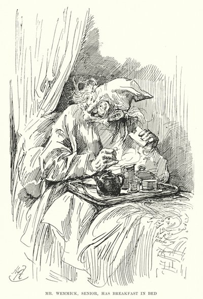 Ilustração para Grandes Expectativas de Charles Dickens (litho) de Harry Furniss