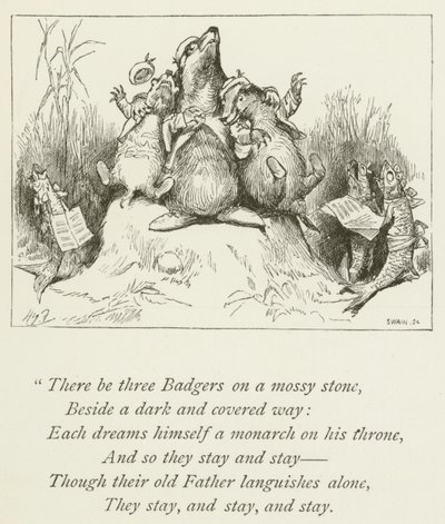 Ilustração para Sylvie e Bruno por Lewis Carroll (gravura) de Harry Furniss