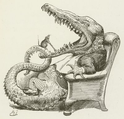 Ilustração para Sylvie e Bruno por Lewis Carroll de Harry Furniss