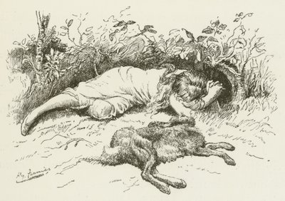 Ilustração para Sylvie e Bruno por Lewis Carroll de Harry Furniss