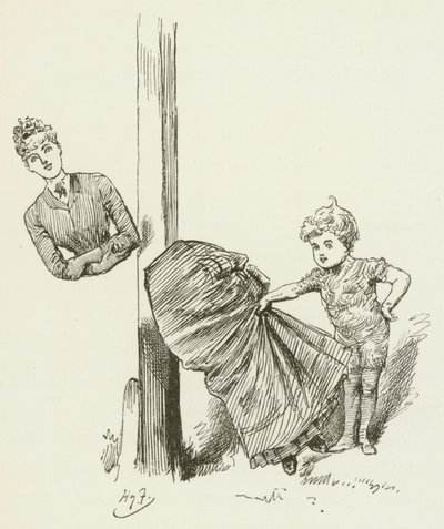 Ilustração para Sylvie e Bruno por Lewis Carroll de Harry Furniss