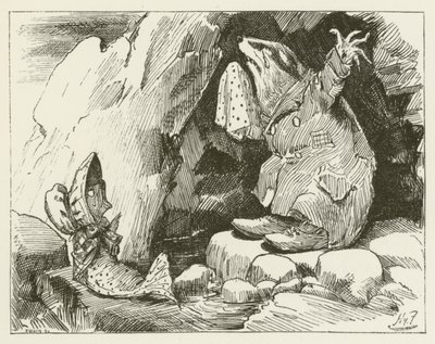 Ilustração para Sylvie e Bruno por Lewis Carroll de Harry Furniss