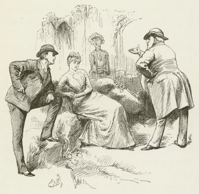 Ilustração para Sylvie e Bruno por Lewis Carroll de Harry Furniss