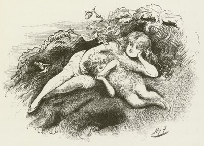 Ilustração para Sylvie e Bruno por Lewis Carroll de Harry Furniss