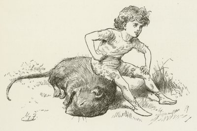 Ilustração para Sylvie e Bruno por Lewis Carroll de Harry Furniss