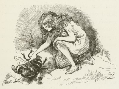 Ilustração para Sylvie e Bruno por Lewis Carroll de Harry Furniss