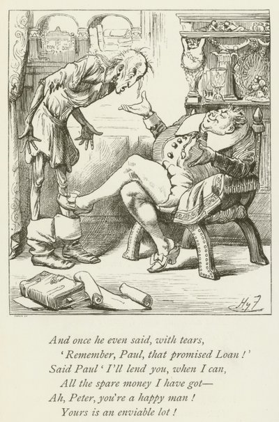 Ilustração para Sylvie e Bruno por Lewis Carroll de Harry Furniss