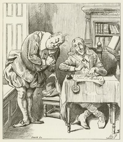 Ilustração para Sylvie e Bruno por Lewis Carroll de Harry Furniss